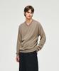 ZIOSONGZIO [Collection] Wholegarment V-Neck Knit Beige Bi2Kt203Be