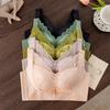 New Autumn and Winter Bra, No Steel Ring Adjustment Type, Double Breasts, Small Chest Temperature Change, No Magnetic Bra Lace