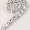 Wedding Dress Sparkle Rhinestone Trimming Rolls Crystal Applique