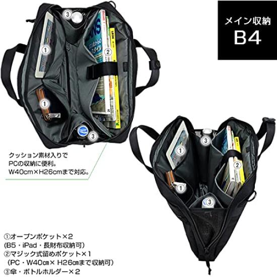 Yoshida Interactive Briefcase Business Bag [Porter] & Co. 2-Way 536-17049 (BLACK)