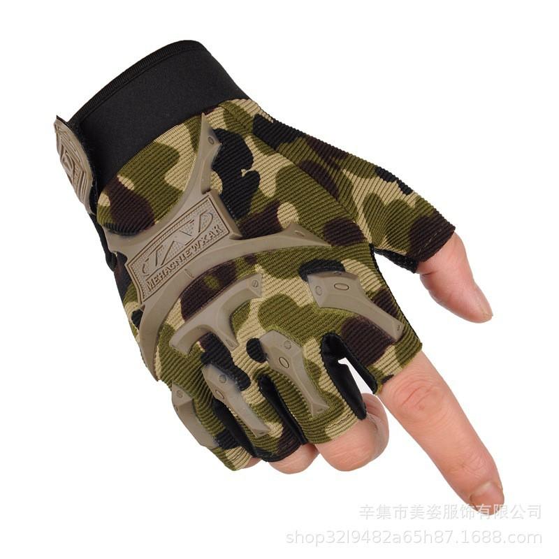 Taktische Halbfingerhandschuhe für Herren, Fitnessstudio, Radfahren, Wandern, Anti-Rutsch, Schweißabsorbierend, Winddicht, Leicht, Outdoor-Training
