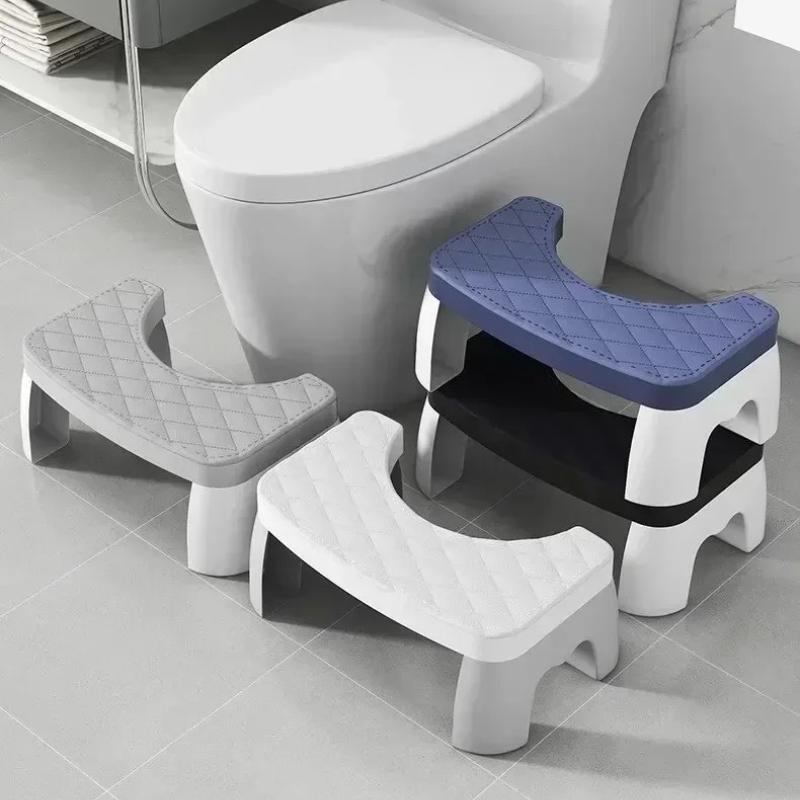 Portable adult children steps removable squat bathroom Squatting Non-slip Thickened plastic toilet footstool Bathroom Accessorie