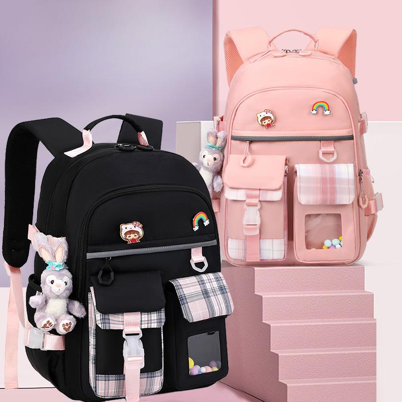 Girls' Fresh and Sweet Casual Backpacks To Reduce Burdens for High School Students and College Students Backpacks