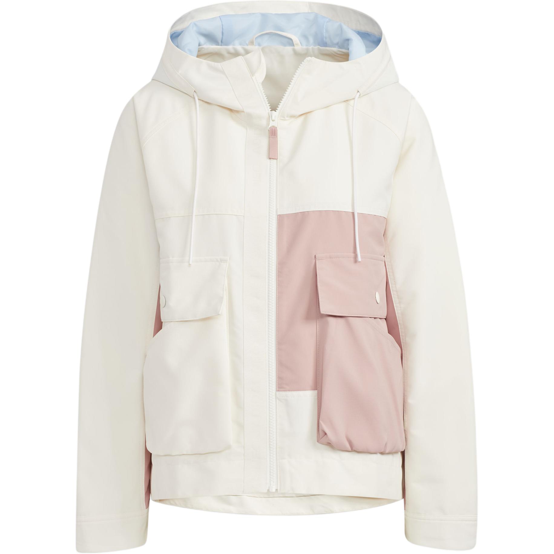 

Adidas Neo Gsg Color Block Куртка с длинным рукавом с капюшоном Женские куртки Фиолетовый Розовый HM7438