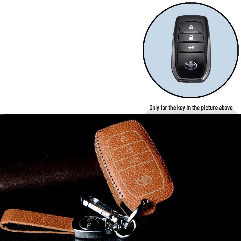Key Case Keychain for Toyota Crown, Levin, Corolla, RAV4, C-HR, Camry, Vellfire, Sienna