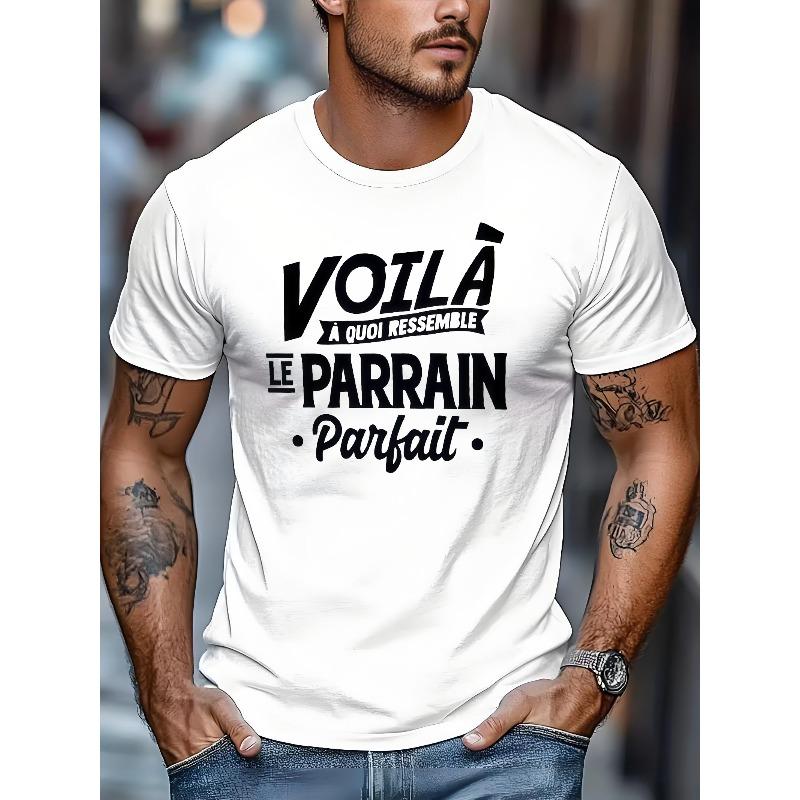 

European size Men S Outdoor Casual Sports T-Shirt, Short-Sleeved Tee for Men, Breathable And Loose-Fitting Regular Fit Crew Neck T-Shirt S белый