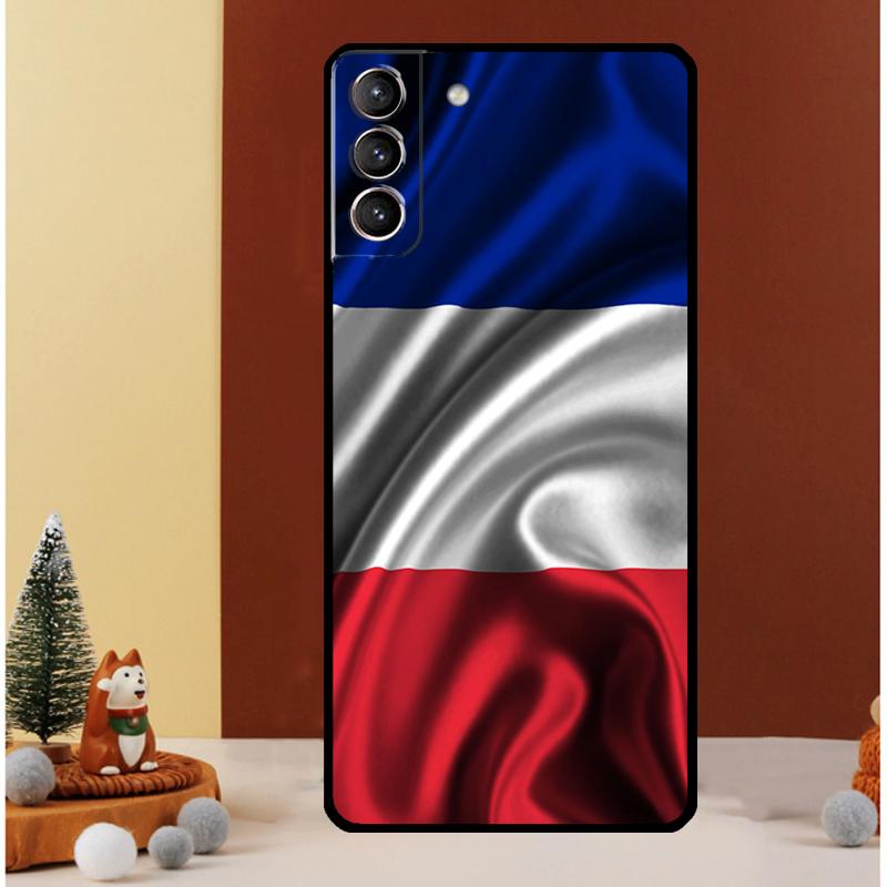 France National Flag Case For Samsung Galaxy S24 Ultra S20 S21 FE Note 10 20 Ultra S8 S9 S10 S22 S23 Plus Cover