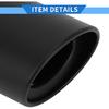 Slant Exhaust Tip, 1.2" - 2.4" Inlet 3.4" Outlet 5.3" Length Tailpipe Universal for Car Bolt on Stainless Steel Matte Black
