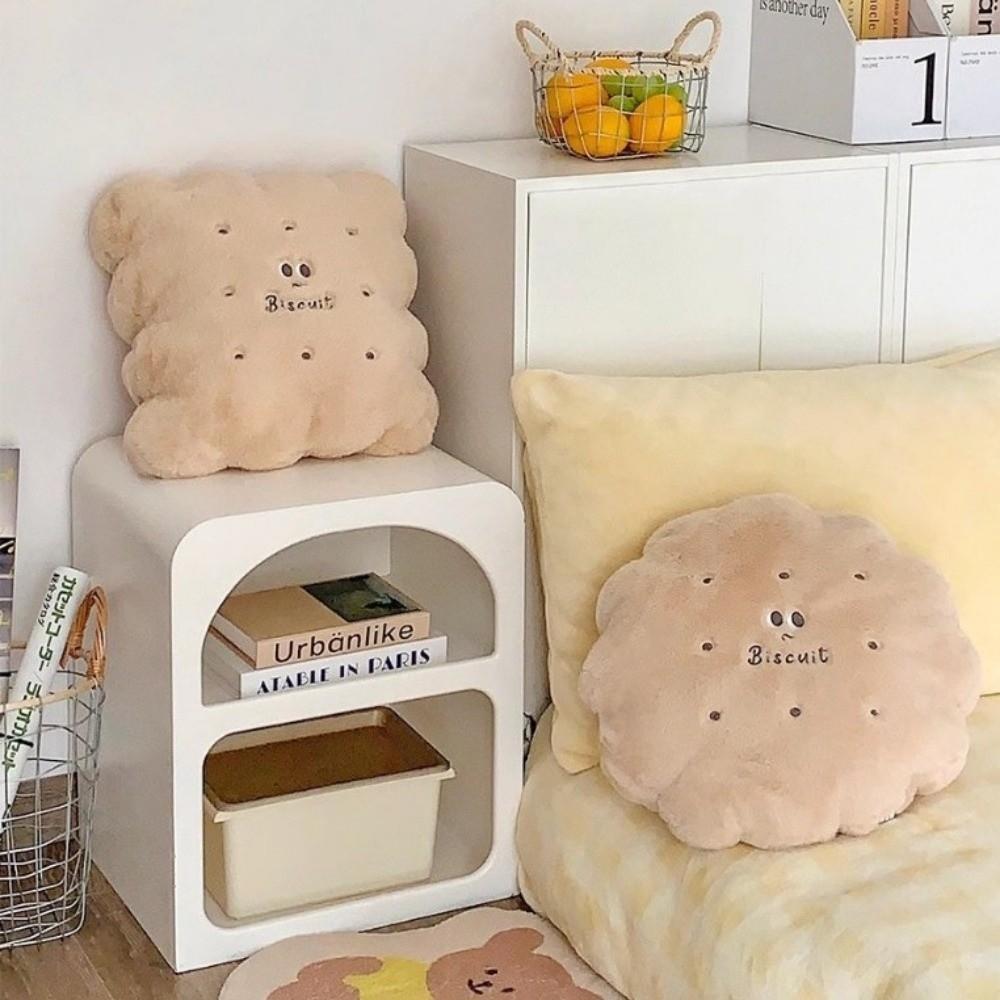 Soft Cow Horn Pillow Plush Air Conditioner Cushion Bread Pillow Blanket  For Bed and Sofa Decor