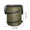Collapsible Garden Waste Bag Oxford Cloth Bucket Reusable Container With 2 Carrying Handle For Garden Collecting Leaves 37.8 L