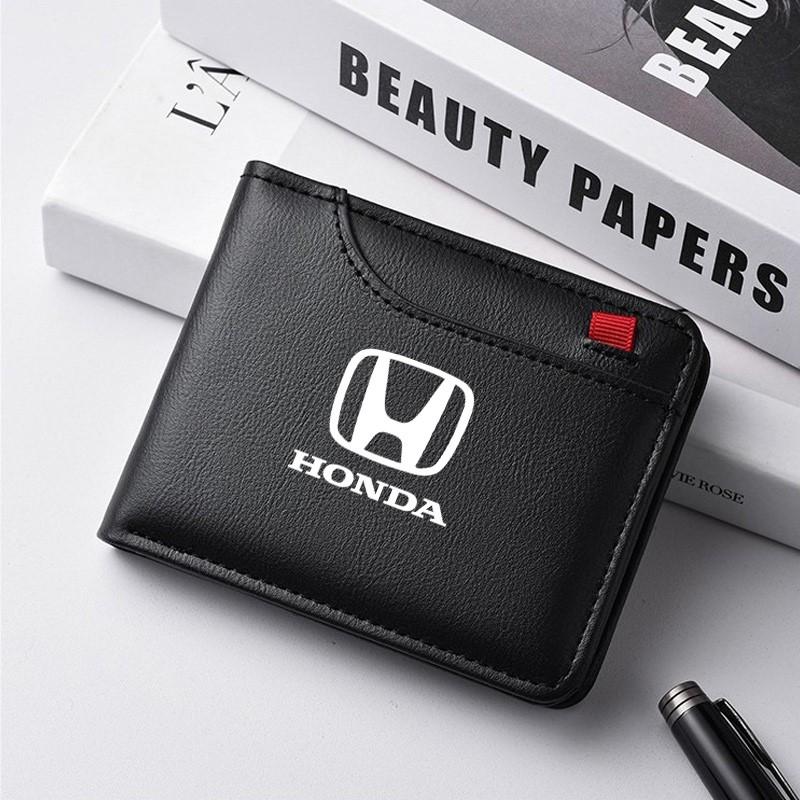 Car Driver License Bag Driving Credit Card Documents Wallet Holder For Honda Mugen Power Civic Accords CRV Hrv Jazz CBR VTEC VFR FL3
