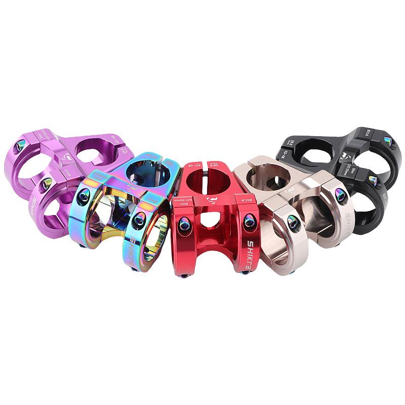 SHIKRA Aluminum Alloy MTB CNC 0° Off-Road Downhill Short Stem 31.8x35mm