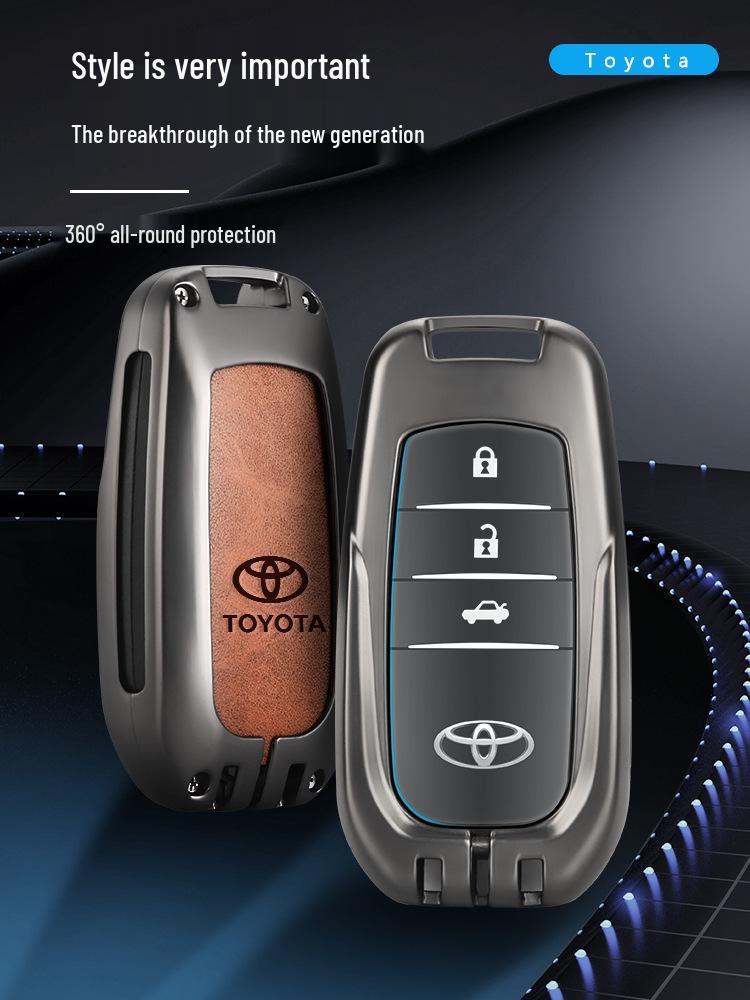 Compatible Key Case for Toyota Land Cruiser Prado Old Model