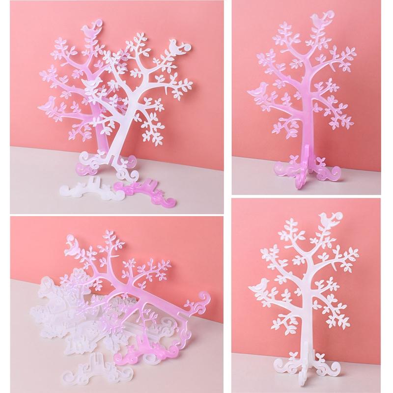 Harzform, Schmuckständer, Silikonhalter, Epoxidformen zum Gießen, baumförmiger Schmuck-Hängeständer, Valentinstagsgeschenke