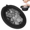 Bowl for Face Ice Bath Quick Cooling Built-In Icetray Foldable Wash Basin Bathroom Accessories Cosmetic Beauty Tool for Home
