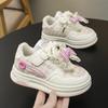 Platform Girls Shoes Children's Sports Shoes Medium and Older Children's Casual Shoes 2025 Autumn and Winter New Board Shoes Girls Tide Shoes