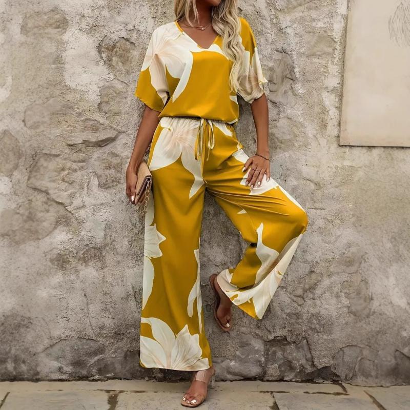 2026 New Spring/Summer Women's Fashion Casual Printed Ladies' Suit