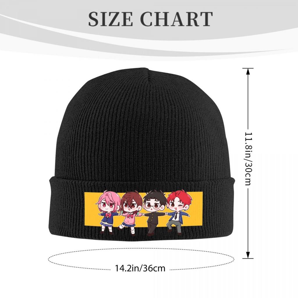 Dandadan Anime Manga Warm Knitted Cap Hip Hop Bonnet Hat Autumn Winter Outdoor Beanies Hats for Men Women Adult