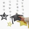 13pcs Golden Graduation Banner Decorations 2026 Congrats Grad College Graduation Party Garlands Decoration Cap Streamer Kit Supply