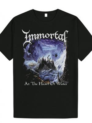 Gothic Fantasy Art Printed T-Shirt Men's Fashion Casual Wear Short Sleeve Loose Comfort T-Shirt Daily Men's Clothing