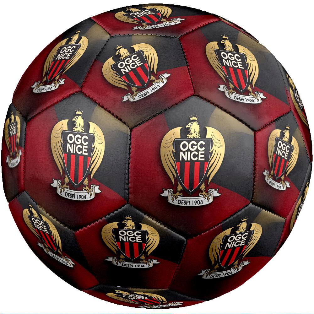 Pallone da Calcio OGC Nice FC Taglia 5 Standard Durevole per Allenamento e Partita Sport all'Aperto per Adulti