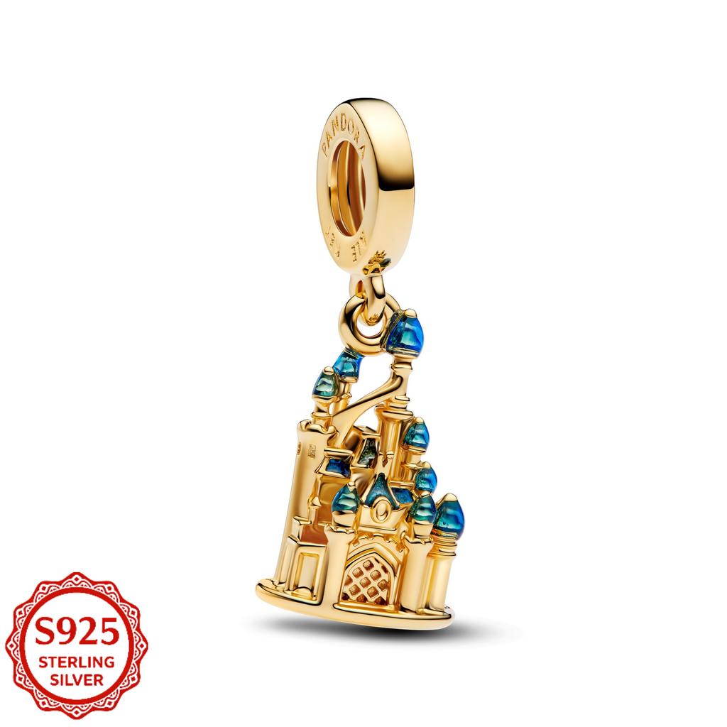 New 925 Silver Olaf Minnie Cartoon Pendant Bead Charm for DIY Original European Bracelet Fashion Jewelry Gifts