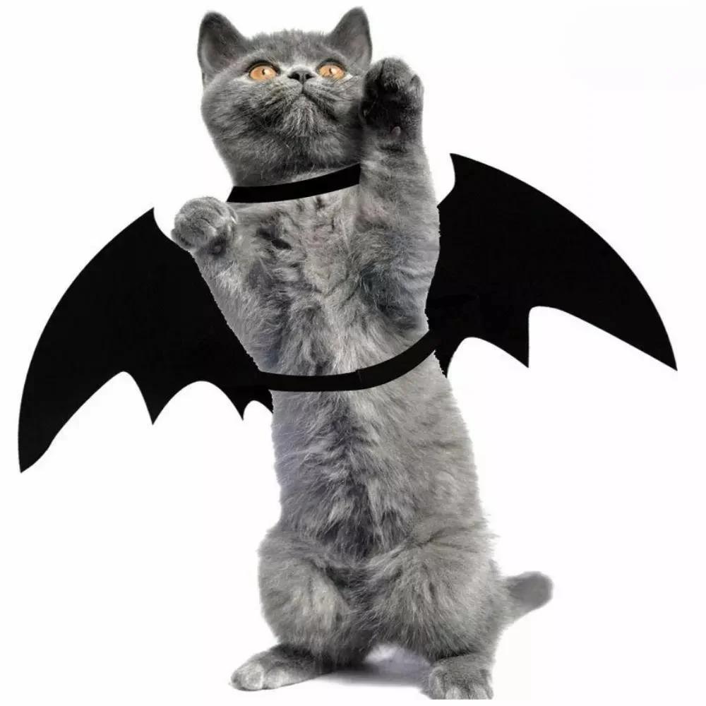 Pet Bat Wing Creative Funny Cosplay Costume Christmas for Small Animals Cat Pet Accessorie for Halloween Decoration Supplies