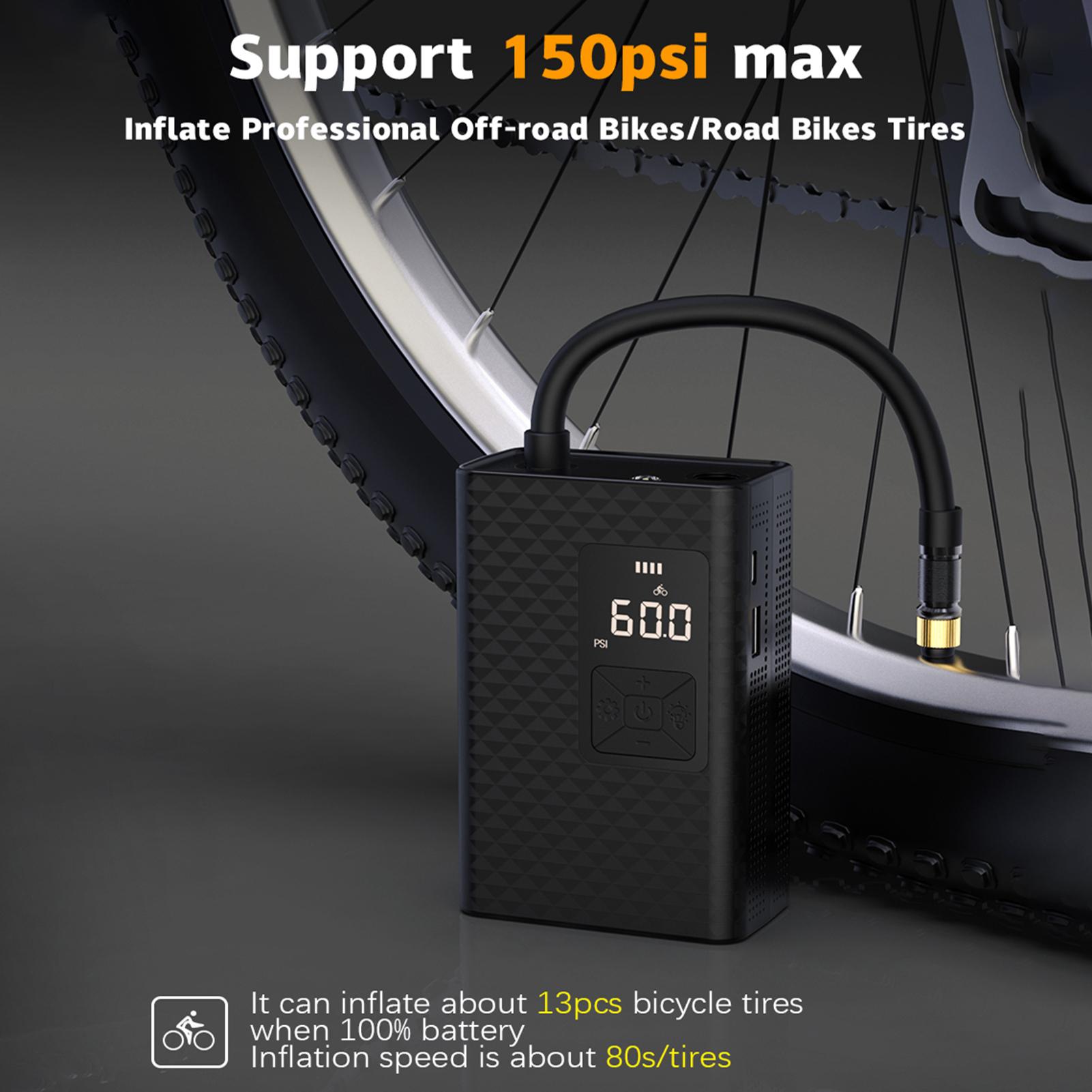 Gonfiatore Digitale Portatile Per Pneumatici Con Display LCD E Luce LED – Compatto 2.5 Bar - 6