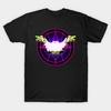 Men Black Print T-shirt Chewpoe Preacher Of The 4Th Wall No-Cut Transfer Paper Print Cotton Tshirt