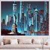 1 Night Sky Line View Statue of Liberty Background Banner Suitable for Birthdays Parties Multiple Sizes To Choose from