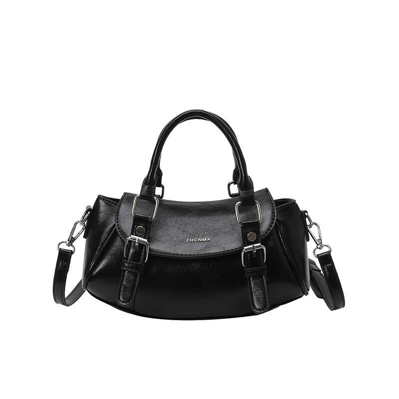 Ретро нишевый дизайн, чувство стиля Майяр, портативная маленькая сумка, простая и универсальная, повседневный стиль для поездок на работу, сумка-мессенджер для женщин чёрный