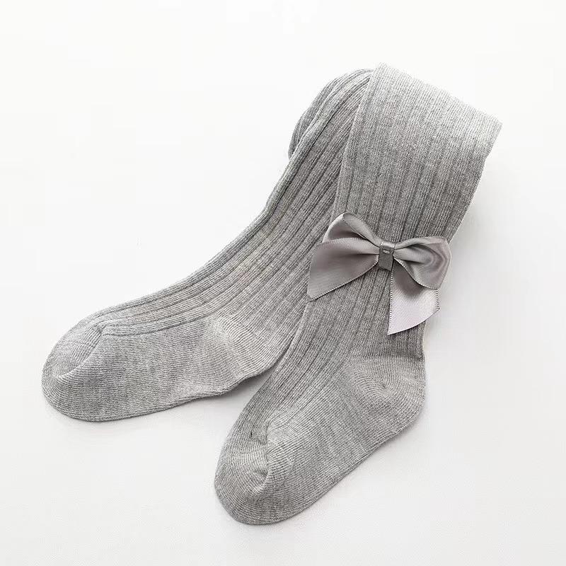Pantyhose For Infants Newborns Toddlers Cotton Tight For Kid Spring Autumn Baby Girls Tights Beautiful Bowknot Mesh