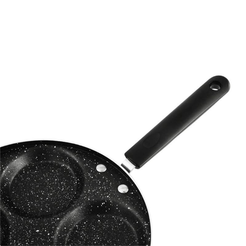 Kitchen Cooking Utensils with 4 Holes Efficient Eggs Fryings Pans Kitchen Cookware DIY Breakfast Appliances