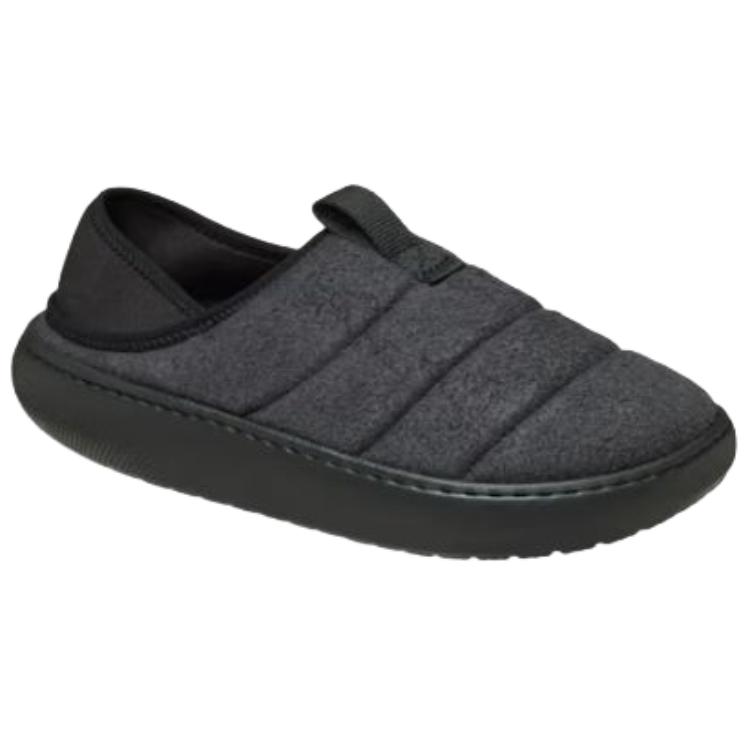 Crocs Classic Vegan Suede Moc Shoes Black Unisex 212097-001