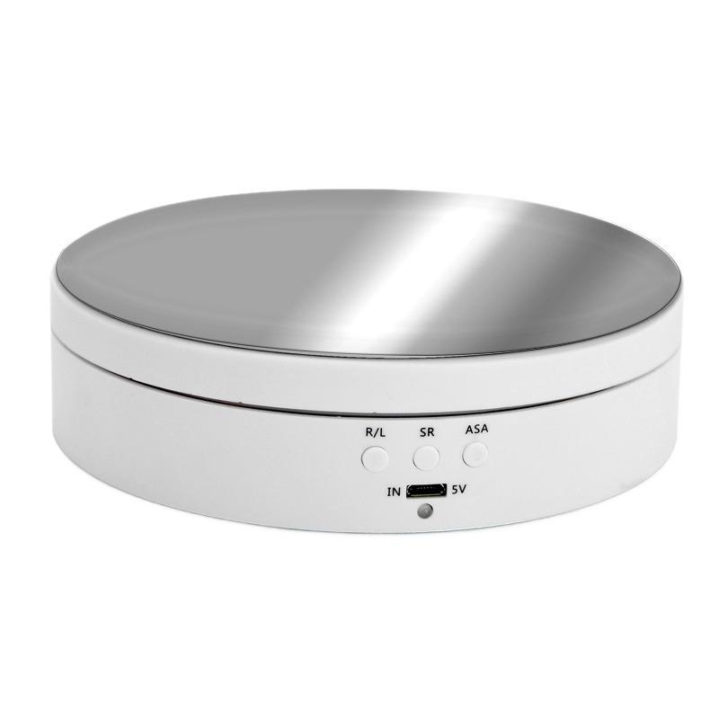 USB Powered 360° Rotating Motorized Display Stand for Jewelry Product Photography Handmade Crafts Shooting