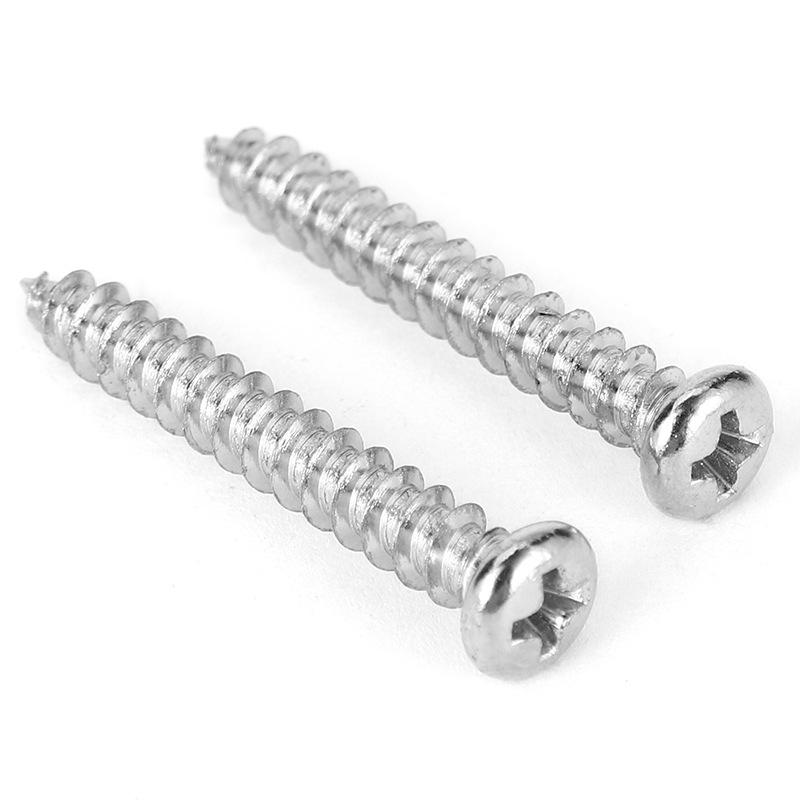 Carbon Steel Nickel-Plated Cross Round Head Self-Tapping Pan Head Screws Set