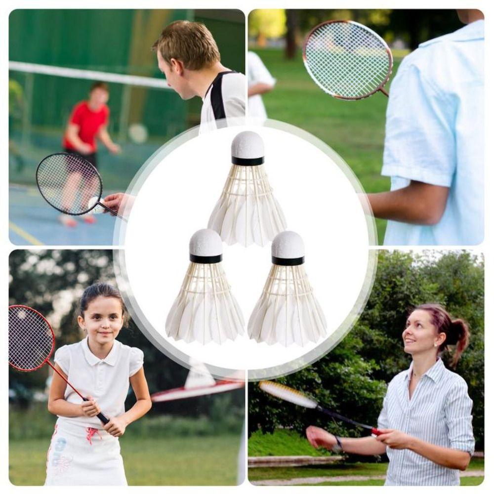 High Speed White Shuttlecock Practice Ball Badminton Training Ball Badminton  Sports Equipments