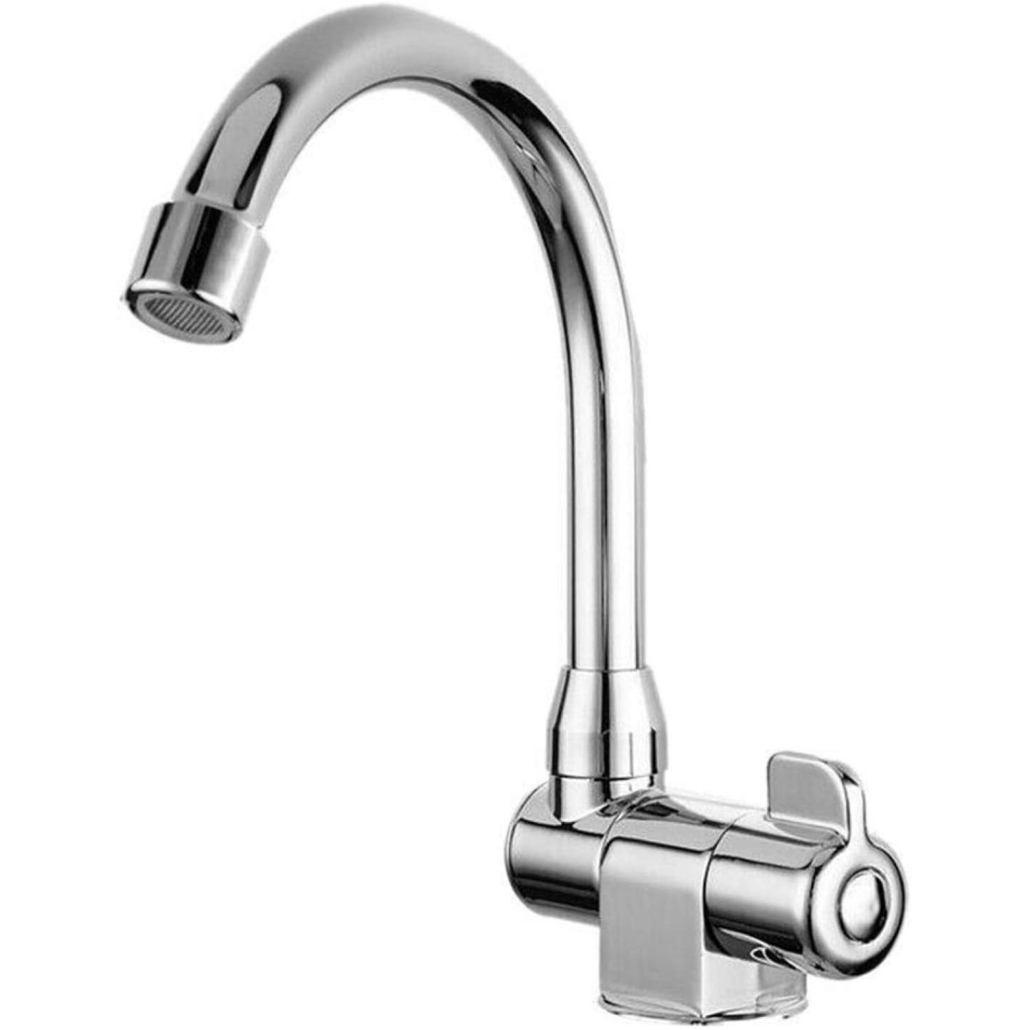 

Caravan Boat Folding Faucet, 360 Degree Rotation Single Handle Folding Faucet, Camping Cold Water Stainless Steel Kitchen Basin Faucets, for Home Boat