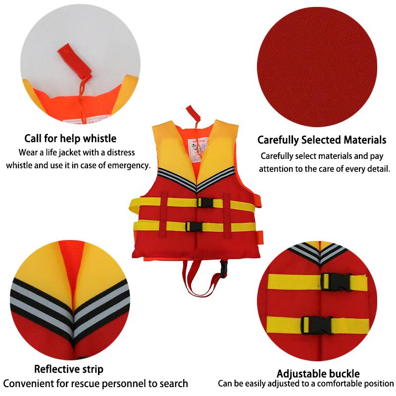 Çocuk Can Yeleği Yüzme Yeleği Düdüklü Mayo Erkek ve Kızlar Şnorkelle Dalış Yeleği Mayo Ekipmanı