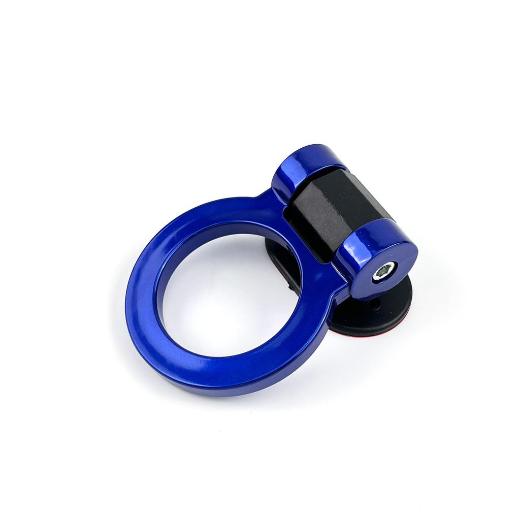 Car Modification Trend Universal Decorative Circular Trailer Hook ABS Adhesive Non-destructive Trailer Hook Adjustable Plastic Trailer Ring