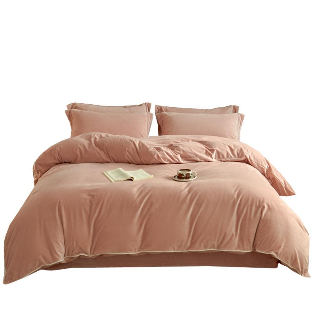 Winter and Autumn Bedding - Milk Fiber Quilt Set for Four Pieces