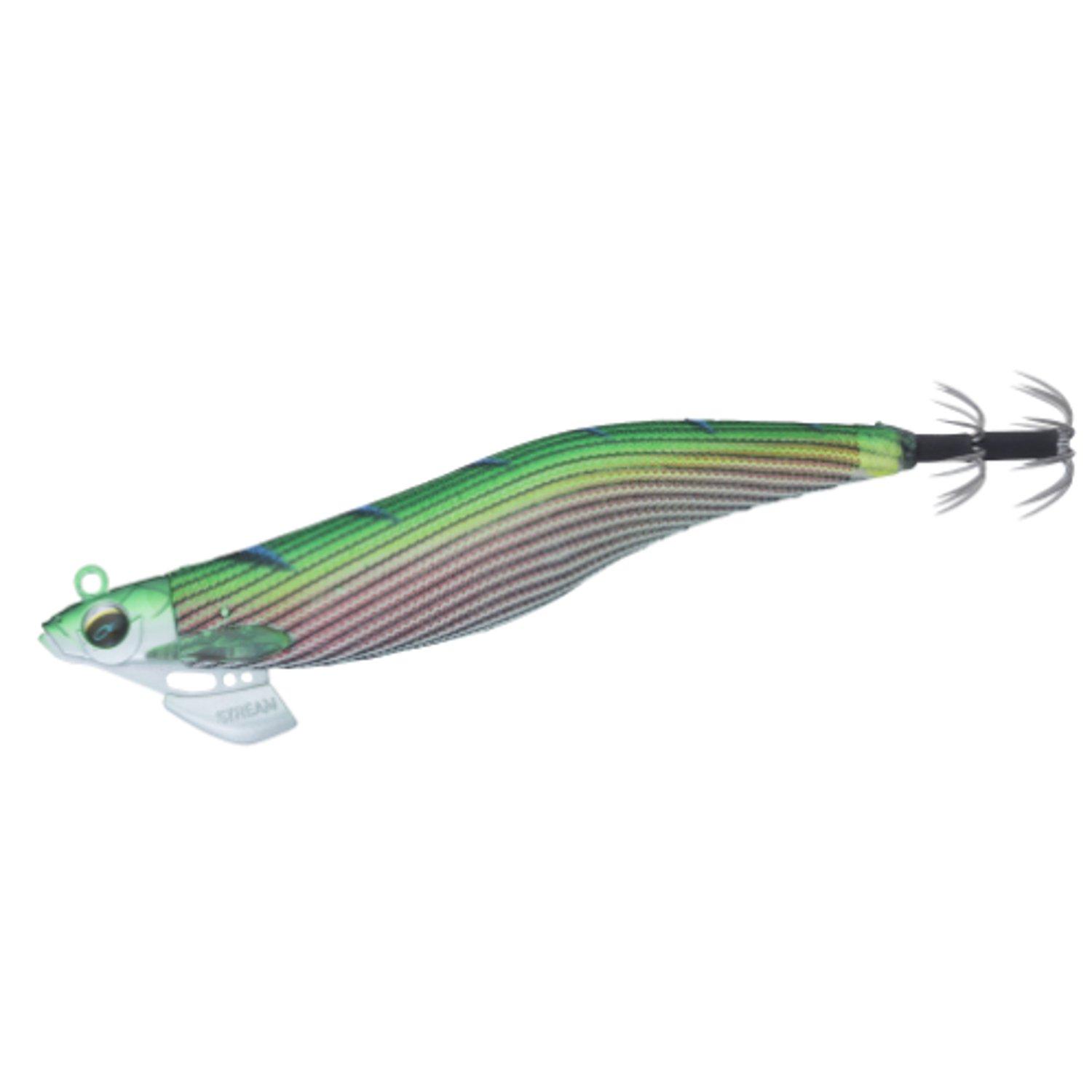 

DAIWA Egi Emeraldas Stream Rattle Green Cedar Lure No. 3.5 Red-Striped
