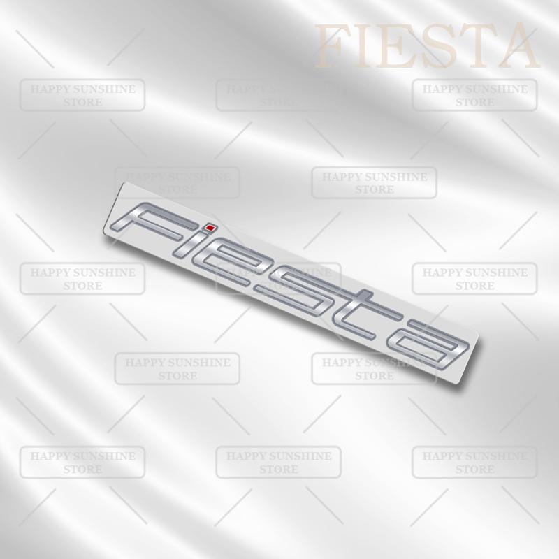 KFLV8 3D Metal For Ford Fiesta Mk8 Rear Tailgate Boot Badge 2017-2021 Car Sticker Trunk Body Letters Emblem Decoration Accessory