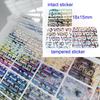 100pcs 18x15mm DIGISAFE SECURITY SEAL Tamper Evident Label Removal Proof Stamp VOID Left Open Evidence Anti-fake Sticker