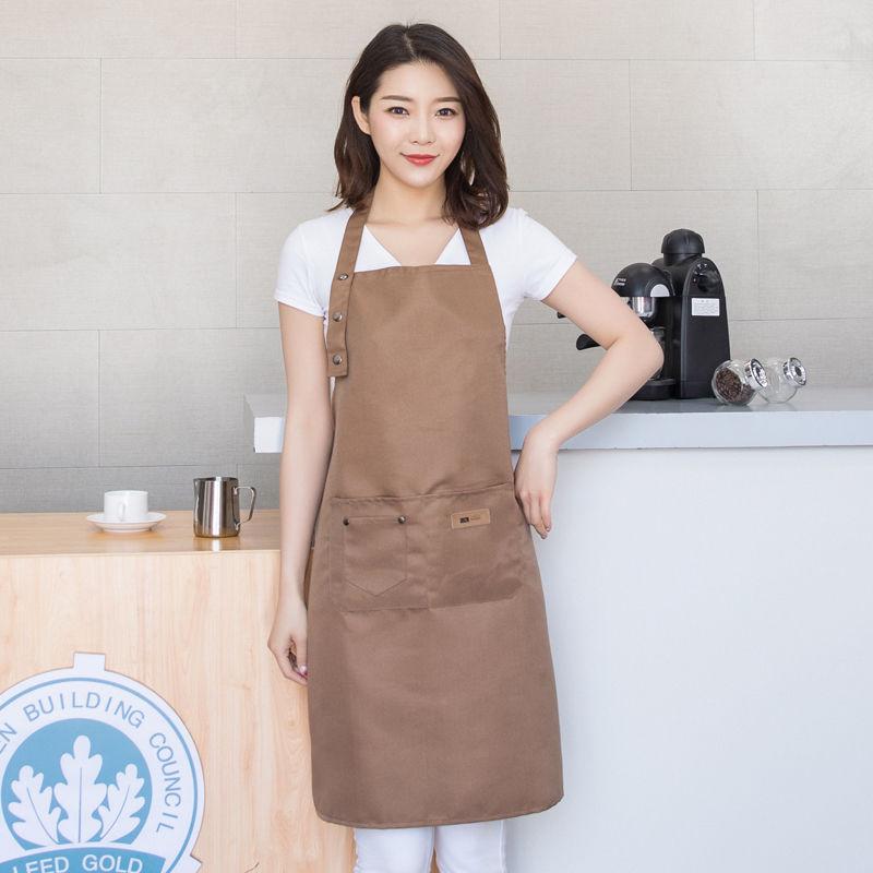 Waterproof Oilproof Waist & Bib Apron: Unisex Kitchen & Workwear with Custom Logo Print One Size