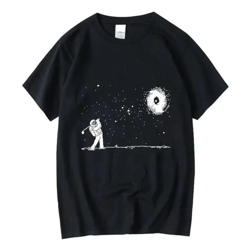 Divertida Camiseta De Verano Con Estampado De Astronautas Pa S
