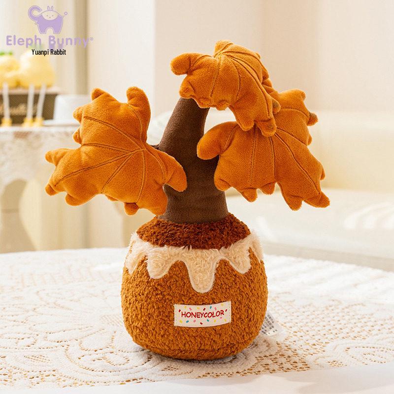 Money Tree Plush Doll - Creative Persimmon Ruyi Home Decoration Gift for Women