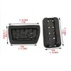 Rustfritt Stål Bilpedaler Gass Bremse Clutchpedaldeksel for Honda Civic CRV Jade Accord Elysion Odyssey Deler Tilbehør