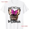 Frenchie Mama French Bulldog T Shirt Vintage Versatile Graphic Breathable Fashion Designer Clothes Homme Stretched