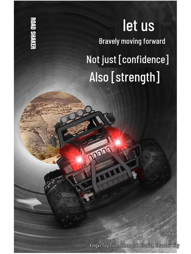 Super Large Off-Road RC Car - Durable Rear-Wheel Drive, Climbing & Drifting Toy for Boys